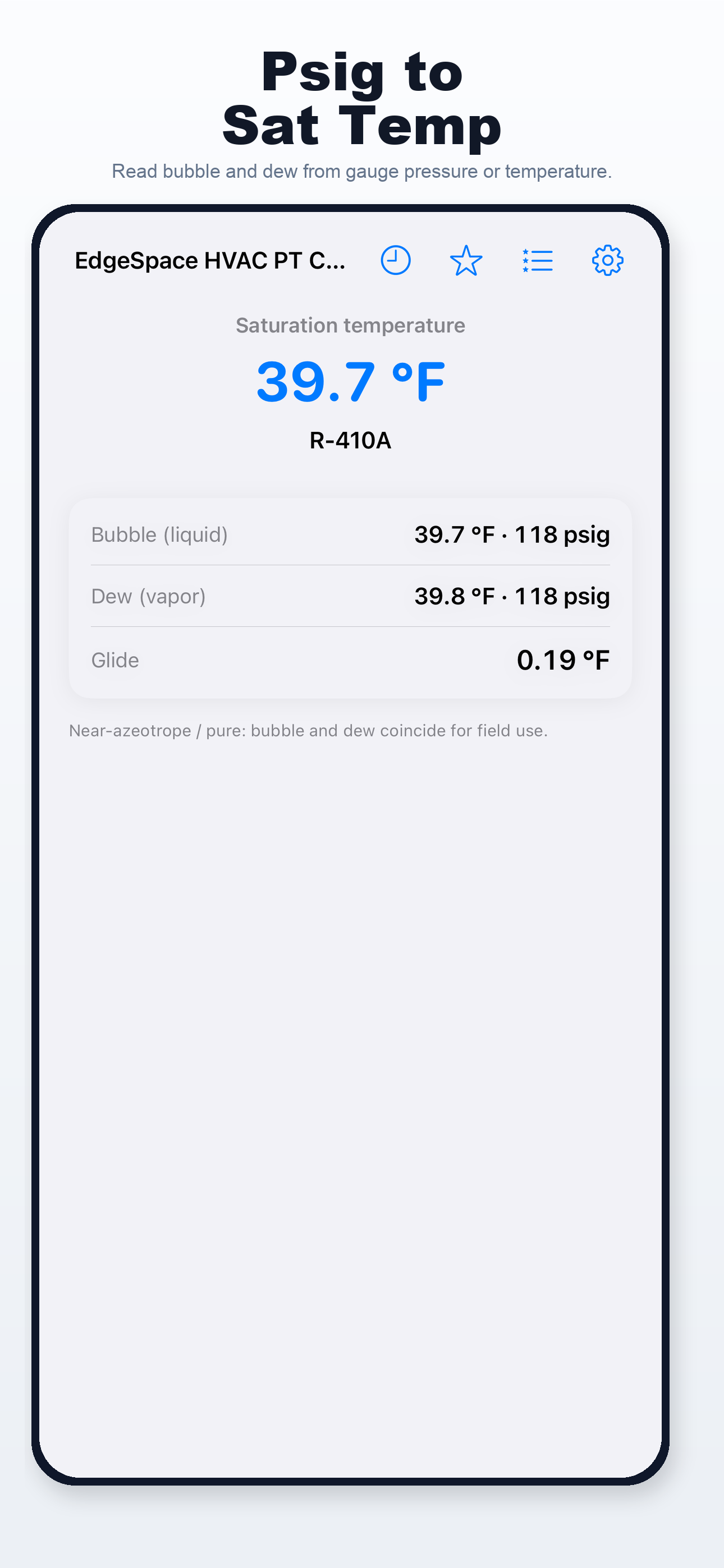 HVAC PT Chart iPhone screen 2