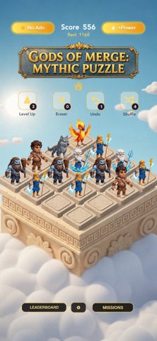Gods of Merge: Mythic Puzzle iPhone screen 2