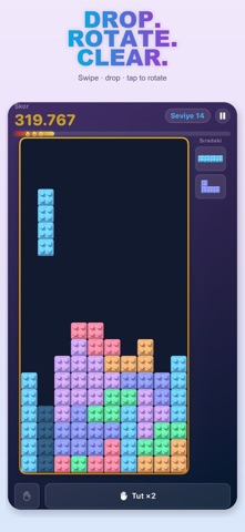 Perkfall Puzzle Roguelike iPhone screen 2