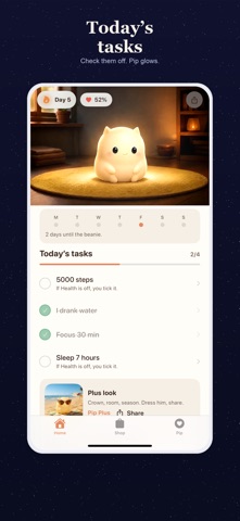 Pip: Self-Care Pet iPhone screen 3