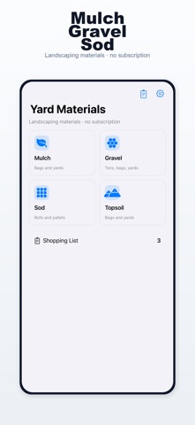 EdgeSpace Yard Materials App Store preview